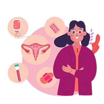 pngtree hand drawn cartoon gynecological treatment explanation illustration png image 2343764 removebg preview